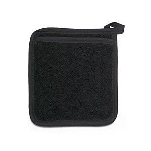 Amazon com  Ritz Black Terry Pocket Oven Mitt 8 x 9  Kitchen