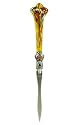 The Write Style Letter Opener with Glass Handle - Yellow