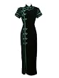 Silk velvet elegant dress