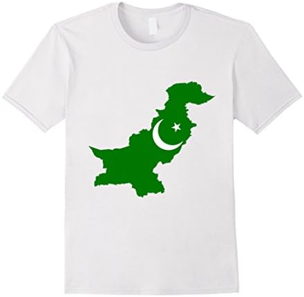 Men's Pakistan Flag T-Shirt Medium White