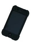 iGg iPhone 3G Brick Skin Cover with Free Screen Protector - Black