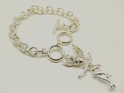 Tinkerbell, Angel, Fairy, Pixie Crystal Studs Bracelet