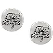 Stainless Steel Tampa Bay Buccaneers Logo Stud Earrings