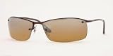 RAY BAN 3183 014 84 BROWN SILVER MIRROR POLARIZED SUNGLASSES by 