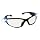SAS Safety 5420-15 LED Inspectors Readers Safety Glasses, Black Frame, 1.5 Magnification Lens