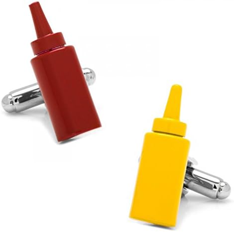 Ketchup and Mustard Cufflinks