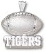 Memphis Tigers Solid Sterling Silver ''TIGERS'' Football Pendant