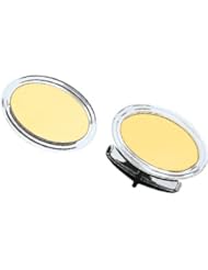 Bonded Sterling Silver and 14K Gold Oval Cufflinks-86377