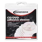 Innovera Self-Adhesive Cd/Dvd Sleeves, 10/Pack