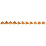 14K Gold 10.08cttw Citrine Bracelet Jewelry 7.5