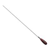 Pickboy PBFT1000 White 380mm Carbongraphite Conductor Baton, Briarwood grip 55mm x 20mm