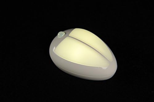 Seven Elegance Beatles LED Night Light With Sensor Smart Nightlight PIR Auto Induction Light with battery powered lampfor Kids Baby Room Battery Powered Wall Path Light Perfect for Bathrooms Basement Hallway Laundry Room Stairwells Path Closets -Eye-Care Warm Yellow Light(White Beatles)