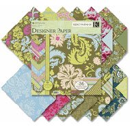 Amy Butler Two-Sided Paper Pad 12x12: Belle, 36 Sheets