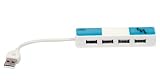 TnB - HUUSDF3 - Dancefloor - Hub USB 2.0 - 4 ports - Bleu/Blanc