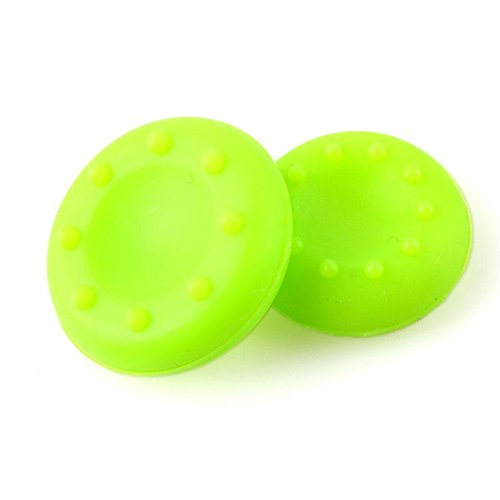 Silicone Joystick Thumbstick Key Button Cap Cover for PlayStation 4 PS4 Controller #2 Green
