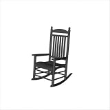 Polywood Outdoor Furniture Jefferson Rocker - White-Recycled Plastic Materials
