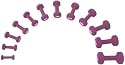 Premium Neoprene Dumbbell 12 lb (Sold Individually)