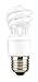7.0 Watts Screw-in CFL, T2, Medium Screw (E26), 400 Lumens 2700K Bulb Color Temp.