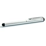 LYNKtec Capacitive Stylus Pen for Apple iPad+iPad2,iPhone,iPod, Motorola Xoom, Blackberry Storm+Playbook, Android, Nokia 5800, Sprint HTC Touch Pro, Samsung Omnia, Nintendo DS+DSi & Nook Colors with Clip-Silver (also available in Black Clip Style. Smaller Tether Style available in Pink, Black or Silver)