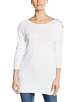 BORBONESE Camiseta Manga Larga (Blanco)