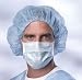 ^FACE MASK, PROCEDURE, EARLOOPS BLUETISSUE INNER FACING & TISSUE OUTER FACING Min.Ord...