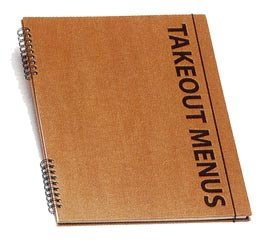 Meadowsweet Kitchens Take Out Menu Organizer