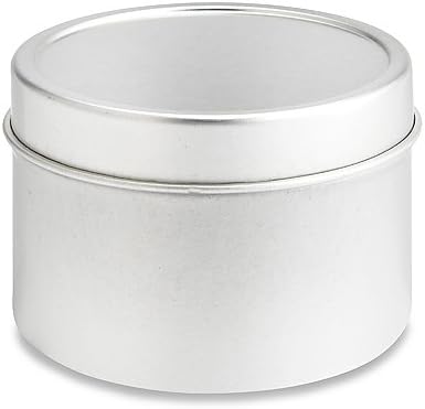 4 oz. Deep Metal Tins - Solid Lid