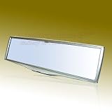 RAZO PL113A JDM Chrome Frame Wide Angle Rear View Mirror