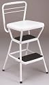 Cosco 11-130WHT Chair/Step Stool, White