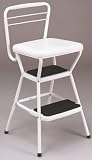 Cosco 11-130WHT Chair/Step Stool, White