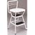 Cosco 11-130WHT Chair/Step Stool, White