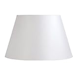 Laura Ashley SFB906 Classic 6.25 in. Wide Barrel Clip on Chandelier Lamp Shade, White Fabric, B8895