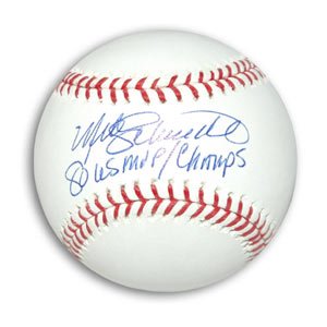 Mike Schmidt Signed Phillies Baseball - 80 WS MVP/Champs