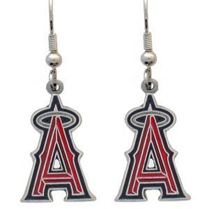 Los Angeles Angels Dangle Earrings - MLB Baseball Fan Shop Sports Team Merchandise