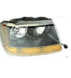 1999-2004 JEEP GRAND CHEROKEE LAREDO Right Hand RH Passenger Headlight 99 00 01 02 03 04 (This Passengers Side Headlamp will also fit the Limited model) 1999 2000 2001 2002 2003 2004