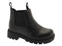 NEW BOYS BLACK SCHOOL LEATHER BOOTS SHOES CHELSEA DEALER KIDS CHILDRENS JUNIOR UK SIZE 9 - 13