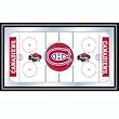 NHL Montreal Canadians Framed Hockey Rink Mirror
