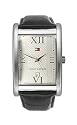 Tommy Hilfiger Men's Black Leather Strap Watch #1710176