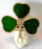 Irish Shamrock with Claddagh Night Light