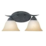 Thomas Lighting SL7482-22 Prestige Collection Two-Light Bath Fixture Sable Bronze Finish