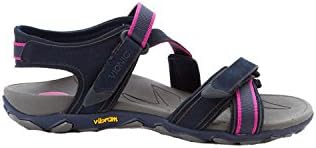Vionic Muir - Womens Strap Sandal - Orthaheel Navy - 8