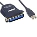 Bild: USB zu Parallel Centronics Adapter Druckerkabel 36pol. f�r XP + Vista + Win 7