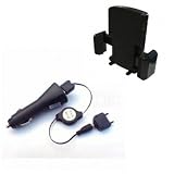 KMS - W910i SONY ERICSSON 3 IN 1 CAR KIT - CAR USB FAST CHARGER, USB TO RETRACTABLE SONY ERICSSON & BLACK VENT HOLDER