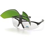 Pyramex Safety Glasses - Onix Plus Bifocal Welding Glasses - Clear Lens With 3.0 Ir Filter Flip Lens - +2.0 Lens