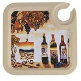 Party Plate Set of 4 - Wine & Art