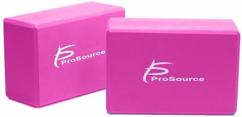 Set of 2 ProSource Yoga Blocks Premium Quality 9" By 6" Large Size