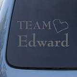 TEAM EDWARD - Twilight - Vinyl Car Decal Sticker #1473 | Vinyl Color: Silver
