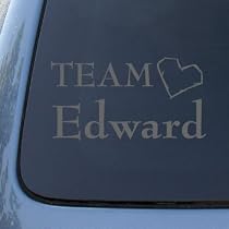 TEAM EDWARD - Twilight - Vinyl Car Decal Sticker #1473 | Vinyl Color: Silver