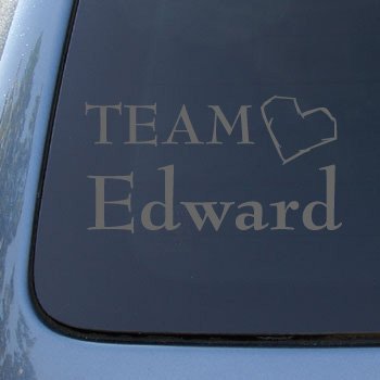 TEAM EDWARD - Twilight - Vinyl Car Decal Sticker #1473 | Vinyl Color: Silver