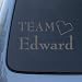 TEAM EDWARD - Twilight - Vinyl Car Decal Sticker #1473 | Vinyl Color: Silver
